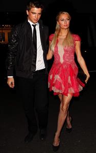 Paris Hilton Christmas dinner at Mr Chow December 15, 2012 