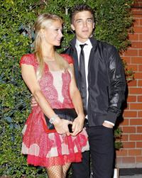 Paris Hilton Christmas dinner at Mr Chow December 15, 2012 