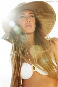 Bianca Klamt in a bikini