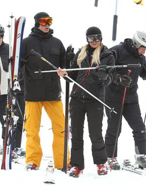 Paris Hilton enjoying a day in the mountains of Aspen December 18, 2012 