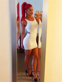 Natalie Eva Marie taking a selfie