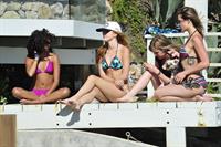 Bella Thorne in a bikini in Malibu on August 18, 2014