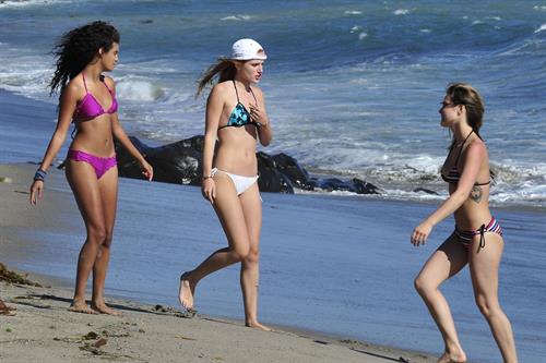 Bella Thorne in a bikini in Malibu on August 18, 2014