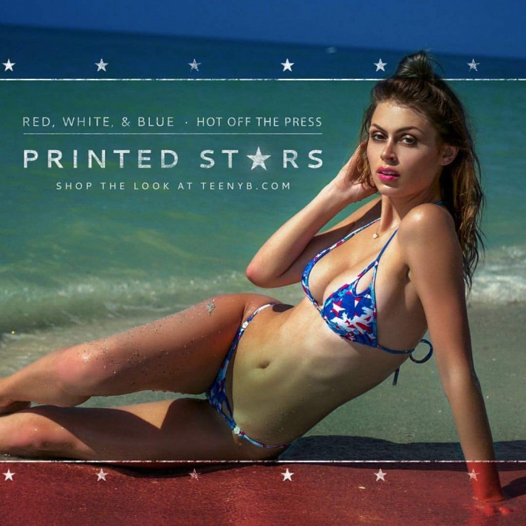 Kaley Hoben in a bikini