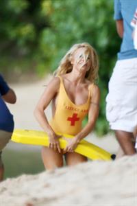 Pamela Anderson - Filming for an Brazilian TV Show in Hawaii 17.08.12