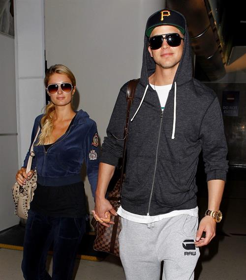 Paris Hilton and River Viiperi holding hands at LA. December 10, 2012 
