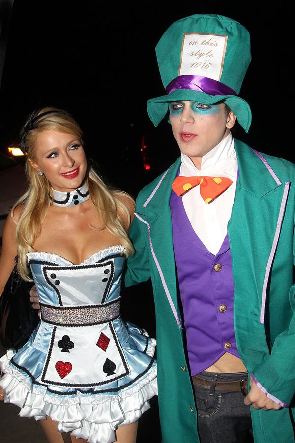 Paris Hilton - Halloween Party in Beverly Hills 10/26/12