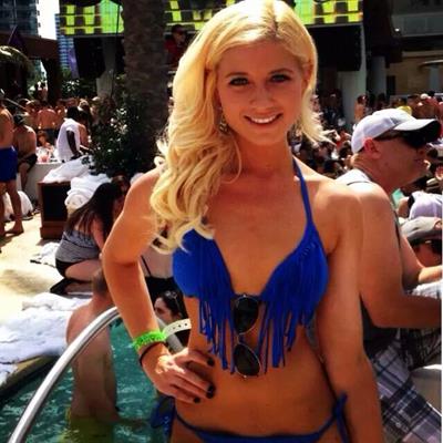 Anonymous in a bikini