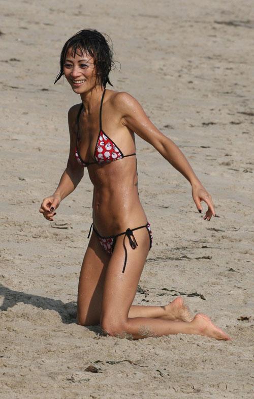 Bai Ling in a bikini