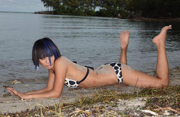 Bai Ling in a bikini