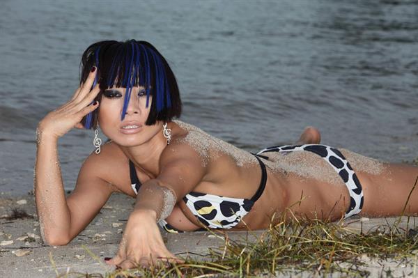 Bai Ling in a bikini