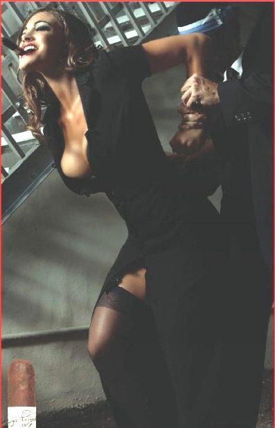 Ashley Ann Vickers in lingerie