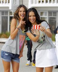 Adriana Lima and Alessandra Ambrosio Photoshoot in Venice beach March 7, 2013