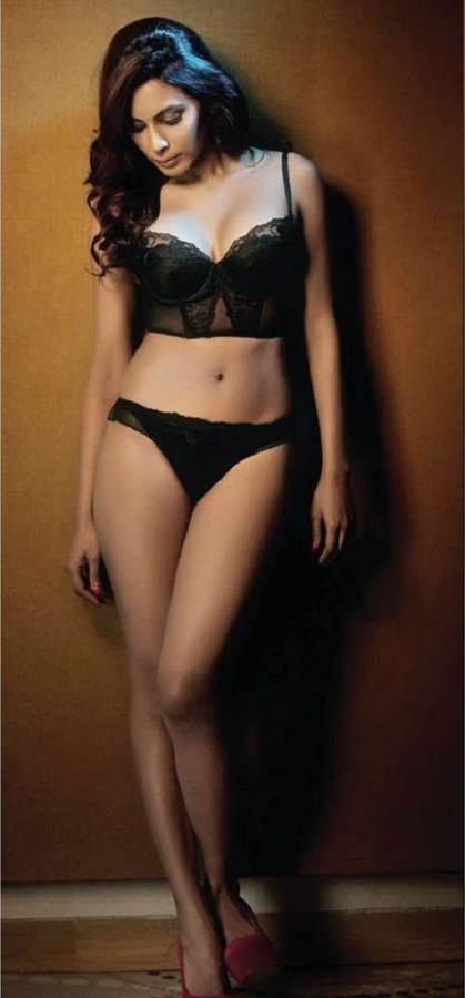 Adhya Shetty in lingerie