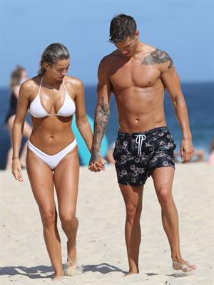 Madison Edwards and her boyfriend in Sydney, on Nov 26, 2017