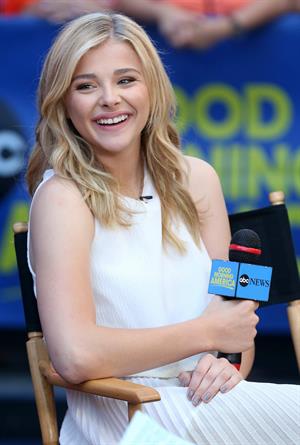 Chloe Moretz on Good Morning America August 18, 2014