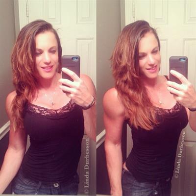 Linda Durbesson taking a selfie