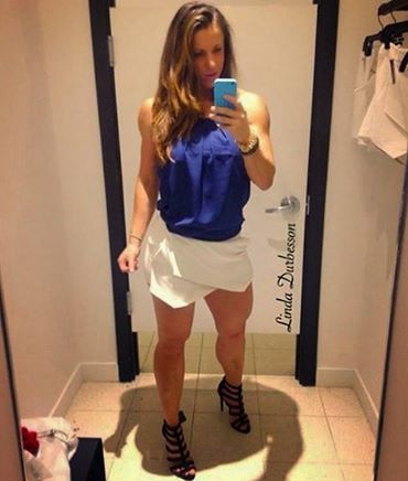 Linda Durbesson taking a selfie