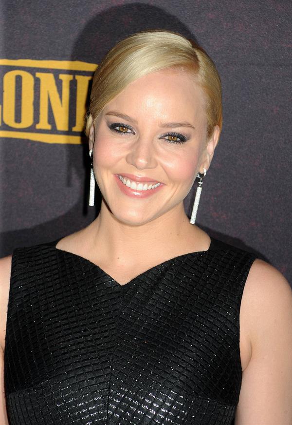 Abbie Cornish Klondike Premiere January 16, 2014