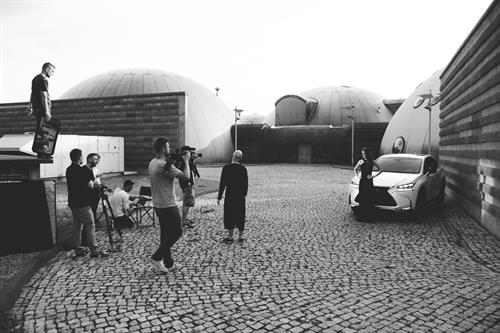 Agnieszka Radwanska behind the scenes Photoshoot Leus Polska July 18, 2014 