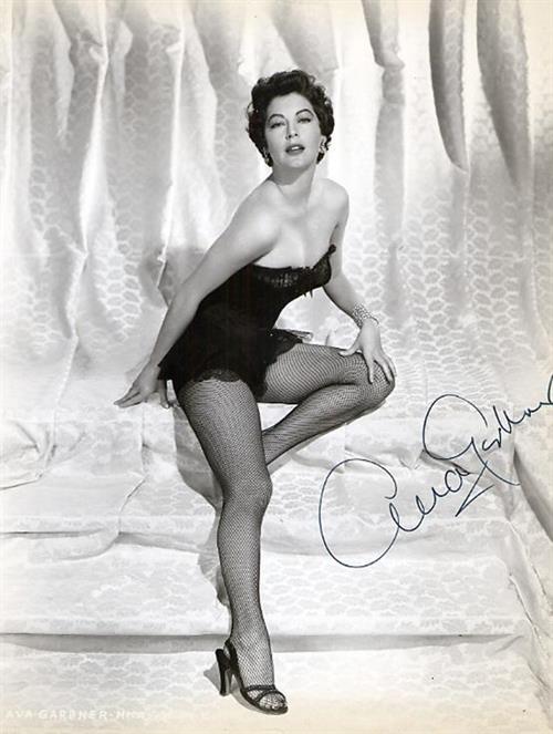 Ava Gardner in lingerie