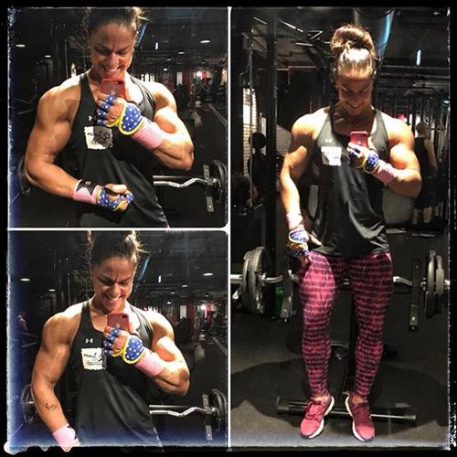 Marie Bouchalova taking a selfie