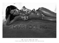 Pan Shuang Shuang in a bikini