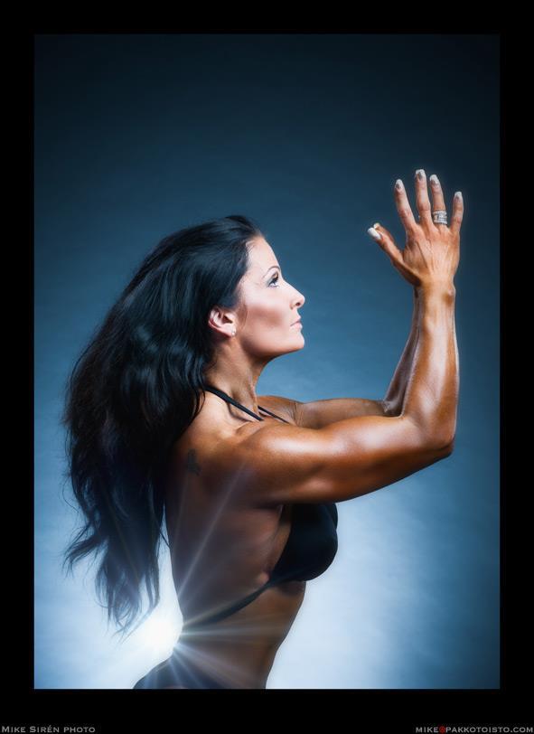 Kati Alander in a bikini