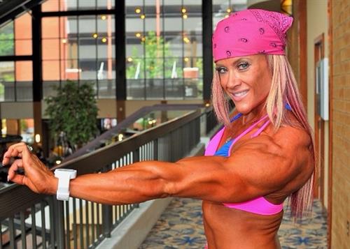 Amanda Michelle Folstad Ptak in a bikini