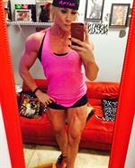 Amanda Michelle Folstad Ptak taking a selfie