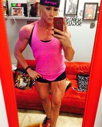 Amanda Michelle Folstad Ptak taking a selfie