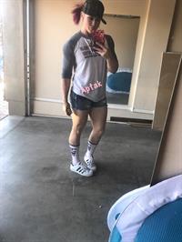 Amanda Michelle Folstad Ptak taking a selfie