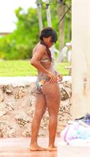 Alexandra Burke at Miami Beach on June 25, 2012