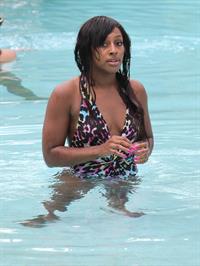 Alexandra Burke at Miami Beach on June 25, 2012