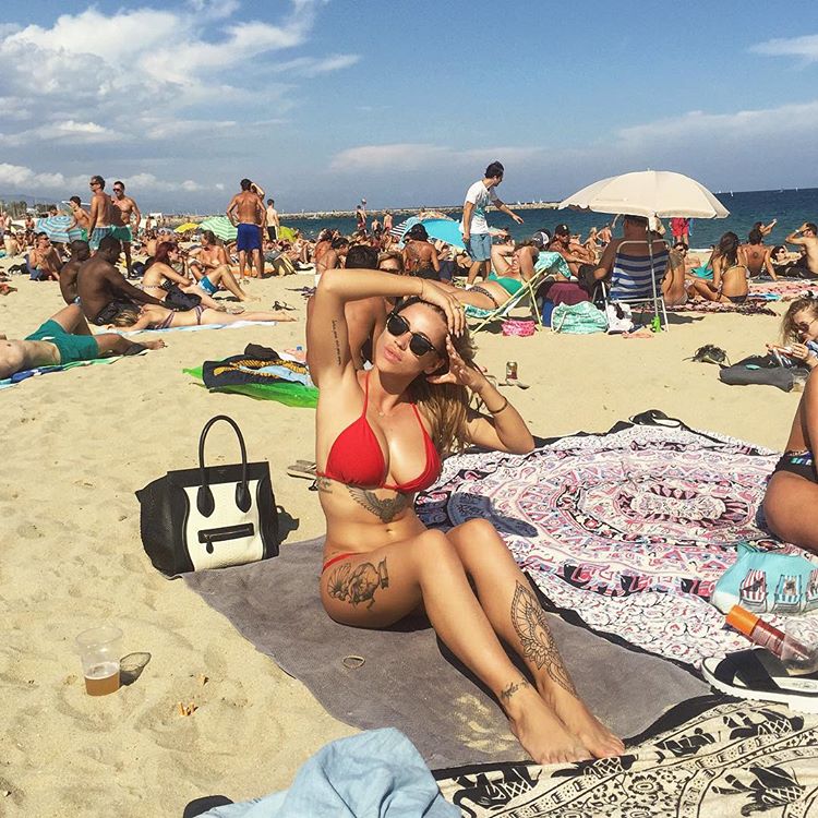 Gaelle Garcia in a bikini