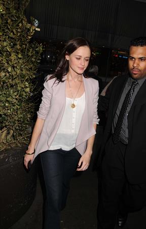 Alexis Bledel at the MTV Seven Studios in New York City 11-04-2011
