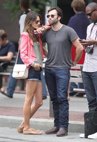 Alessandra Ambrosio Bar Pitti in New York City on June 23, 2011 