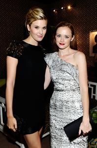 Alexis Bledel Monique Lhuillier Spring 2011 fashion show on September 13, 2010