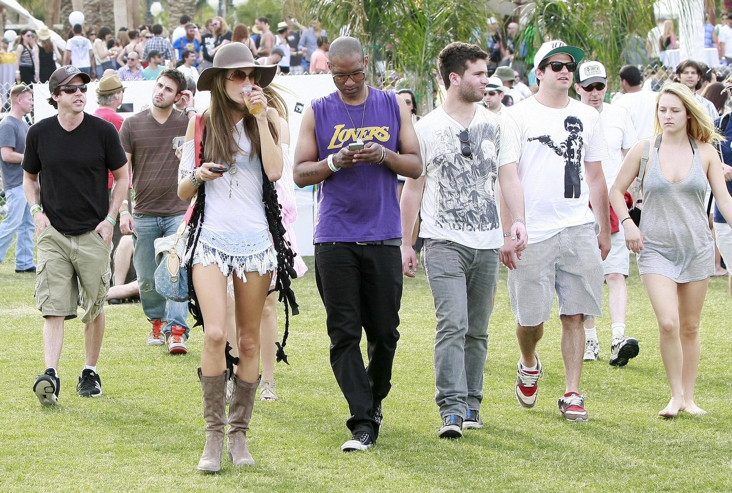 Alessandra Ambrosio Pictures Alessandra Ambrosio at day 2 of the Coachella Music and Arts Festival in Indio on April 18, 2010