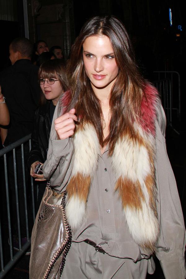 Alessandra Ambrosio arrives at Beso restaurant in West Hollywood on December 3, 2010