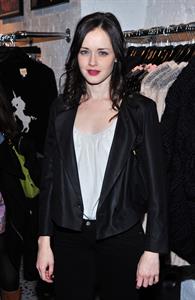 Alexis Bledel Twinkle by Wenlan Pop Up Shop opening night party 