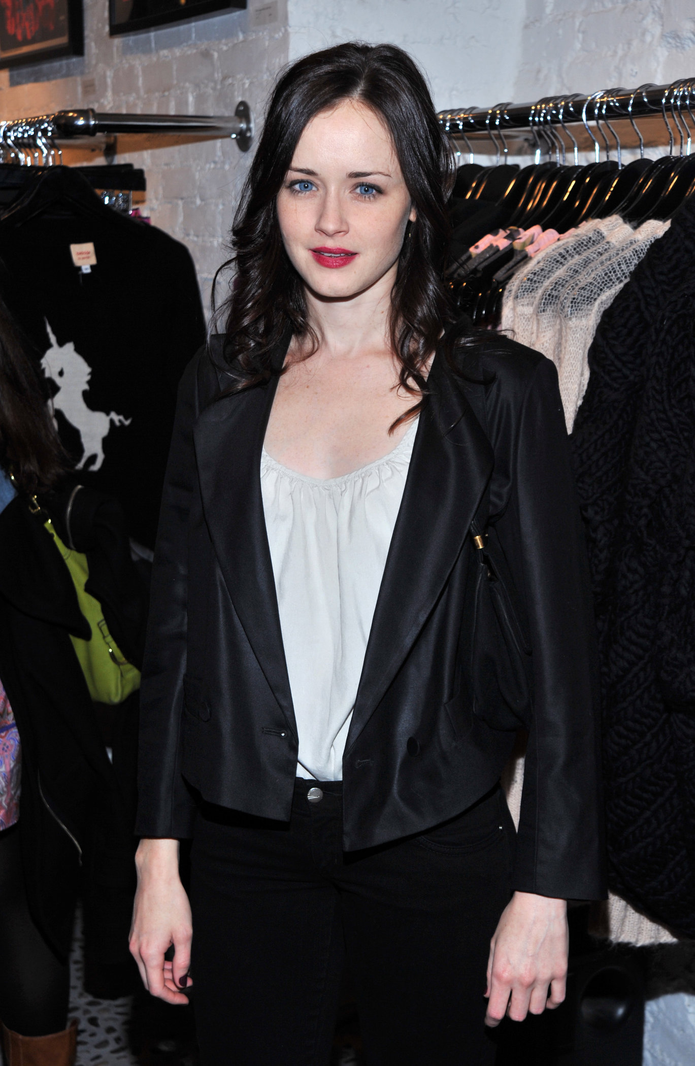 Alexis Bledel Twinkle by Wenlan Pop Up Shop opening night party 