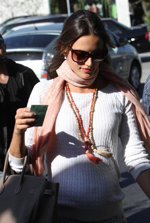 Alessandra Ambrosio at Country Mart in Brentwood on February 1, 2012 