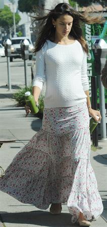 Alessandra Ambrosio at Country Mart in Brentwood on February 1, 2012 