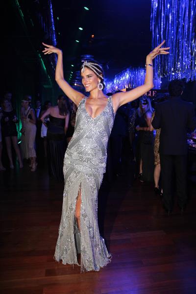 Alessandra Ambrosio Vogue's Pre Carnival party Sao Paulo on February 11, 2012