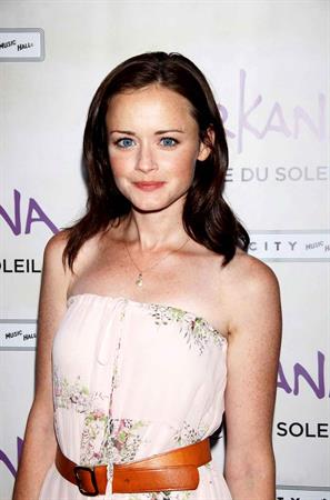 Alexis Bledel Cirque du Soleil Zarkana opening night at Radio City Music Hall in New York on June 29, 2011 