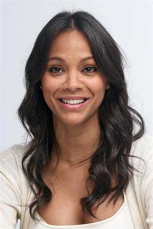 Zoe Saldana Guardians of the Galaxy press conference in Burbank on July 25, 2014