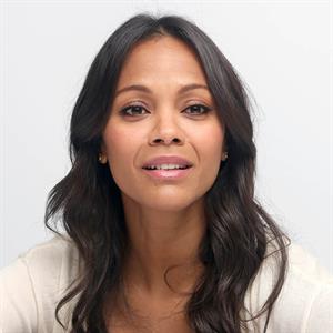 Zoe Saldana Guardians of the Galaxy press conference in Burbank on July 25, 2014