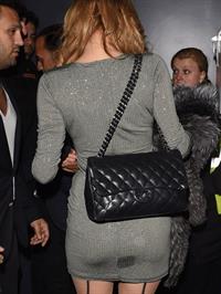 Paris Hilton going out with a wet spot on December 16, 2014