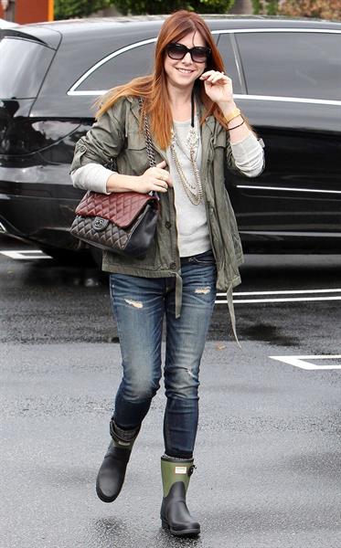 Alyson Hannigan Shopping in Brentwood (November 21, 2013) 